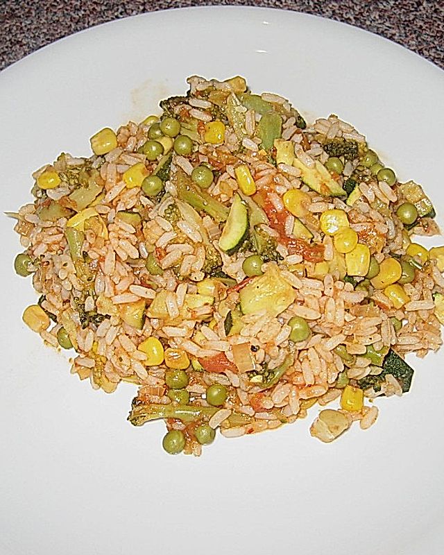 Jambalaya mit Gemüse