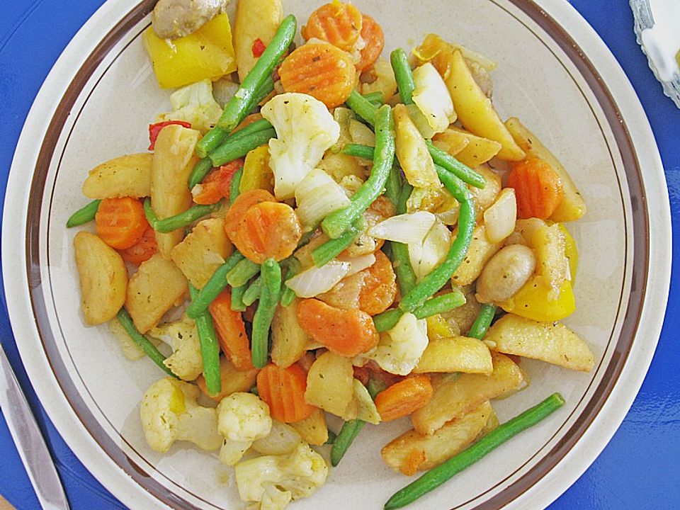 Kartoffel - Gemüsepfanne von Exuna| Chefkoch