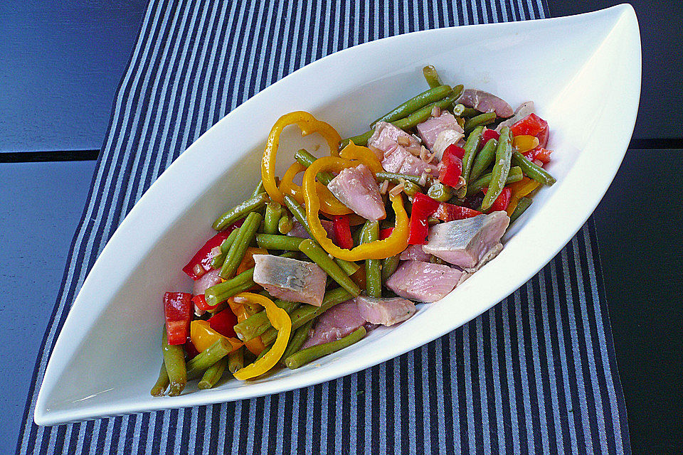 Bohnensalat mit Matjes