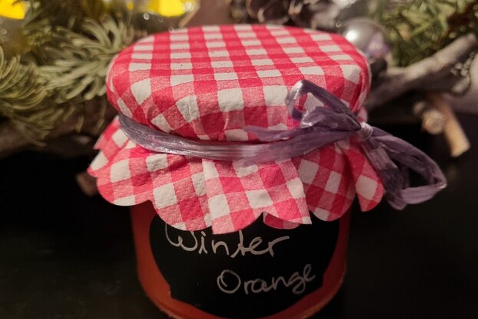 Weihnachtliches Orangengelee