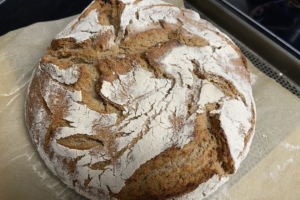 Kartoffelbrot mit Sauerteig