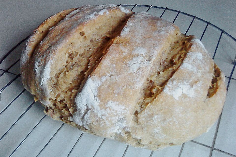 Kartoffelbrot mit Sauerteig