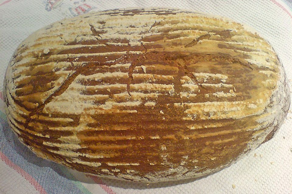 Kartoffelbrot mit Sauerteig