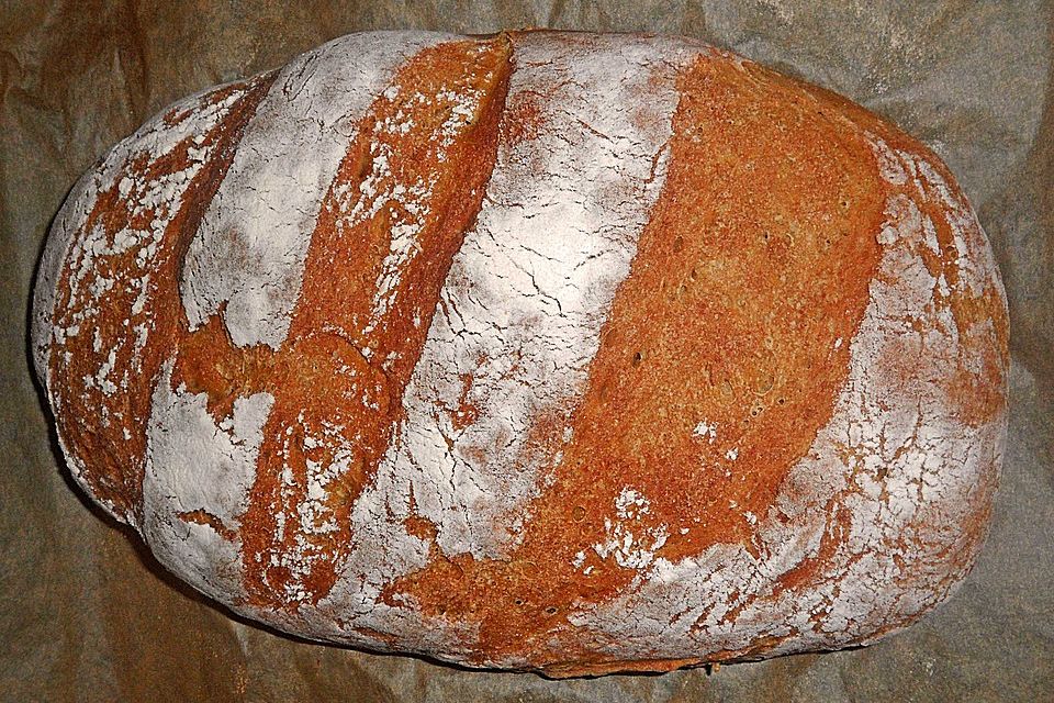 Kartoffelbrot mit Sauerteig