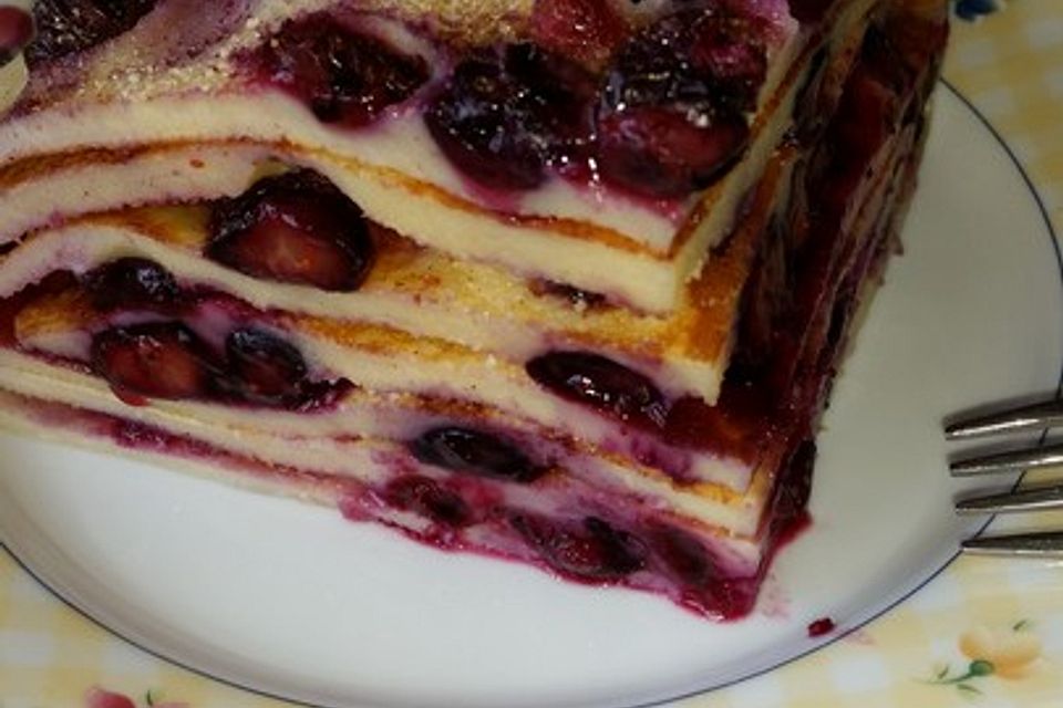 Blaubeer - Pfannkuchen Blaubeer - Pfannkuchen