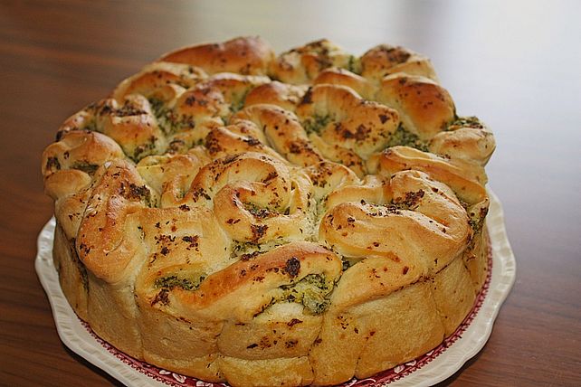 Knoblauch - Faltenbrot| Chefkoch Knoblauch - Faltenbrot| Chefkoch