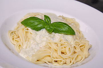 Spaghetti mit Gorgonzolasoße
