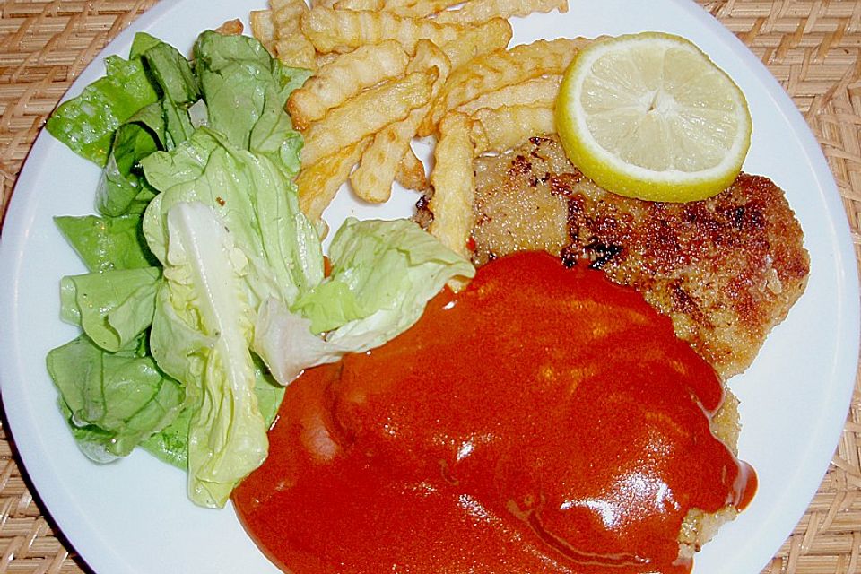 Schnitzel mit Paprika - Rahmsauce wie bei Mutti