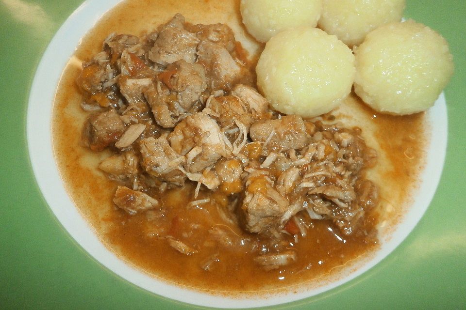 Gulasch im Schnellkochtopf