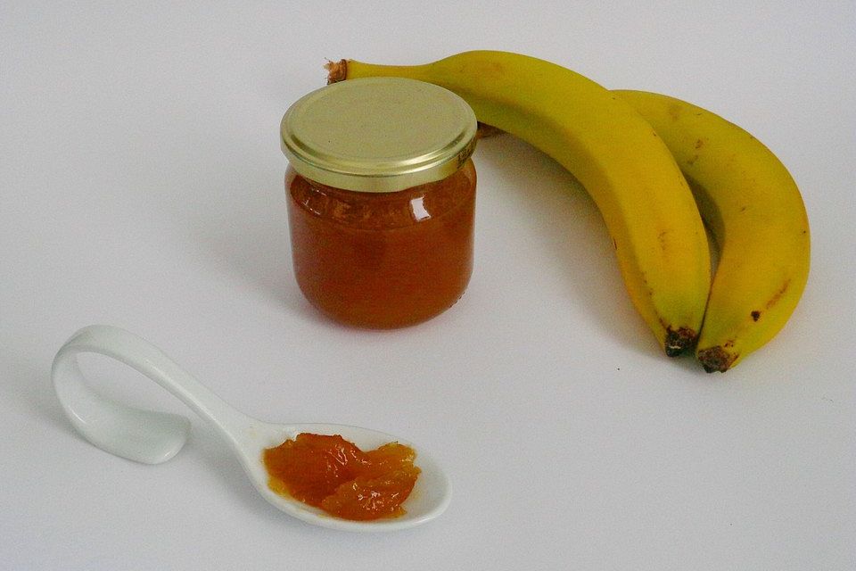 Bananenmarmelade mit Limette