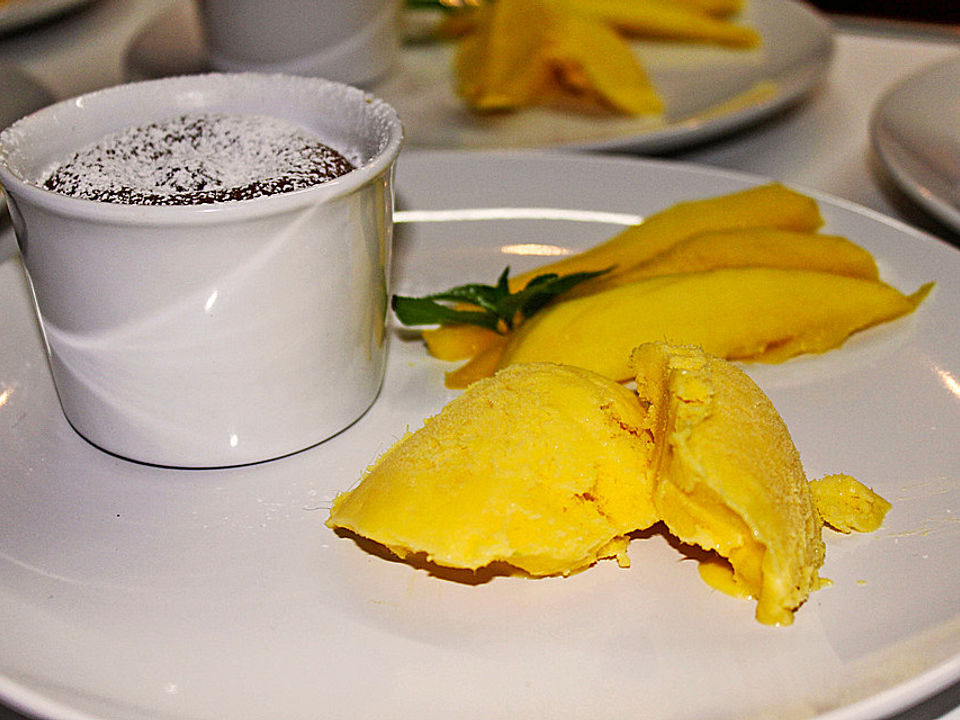 Mango-Crème fraîche-Eis| Chefkoch