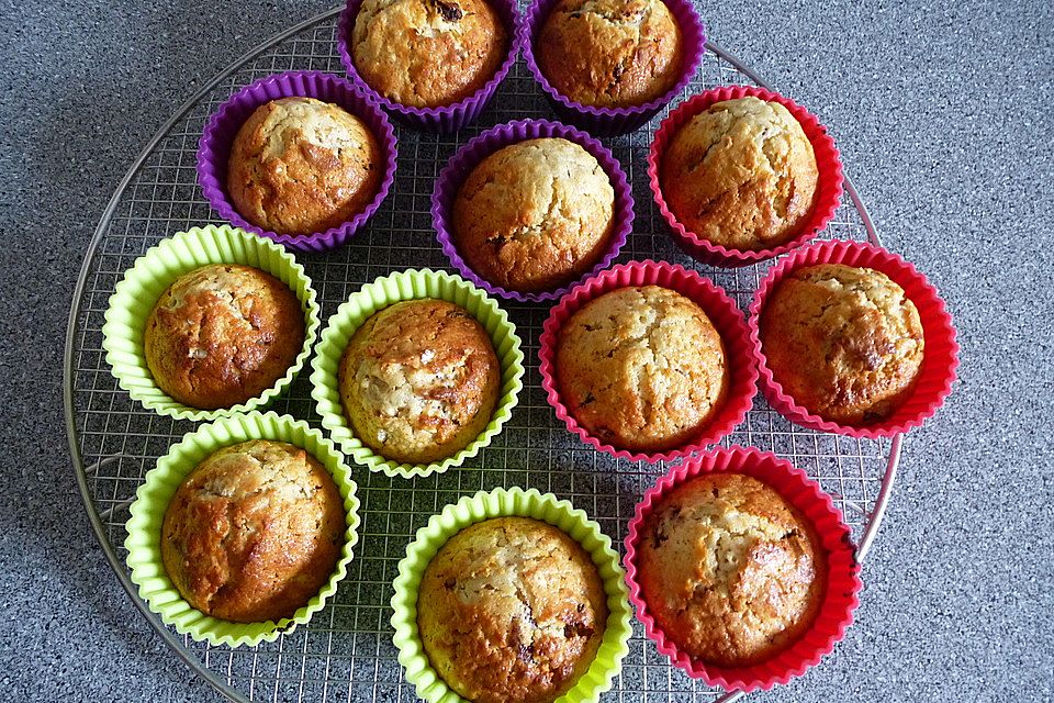 Haferflocken - Honig - Muffins