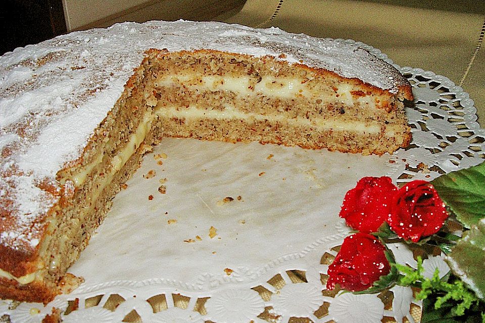 Nuss - Vanille - Torte