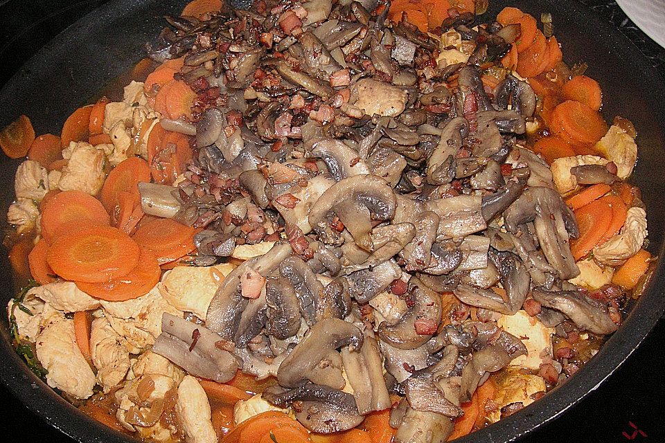 Hähnchen - Pilz - Pfanne