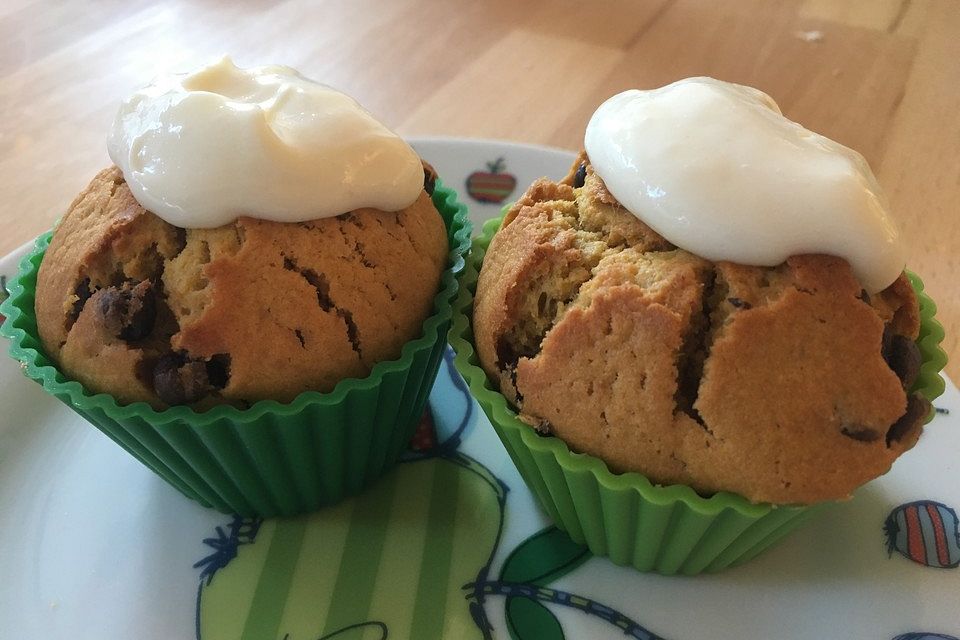 Kürbismuffins zu Halloween