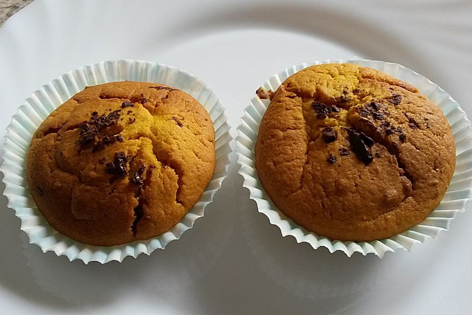 Kürbismuffins zu Halloween