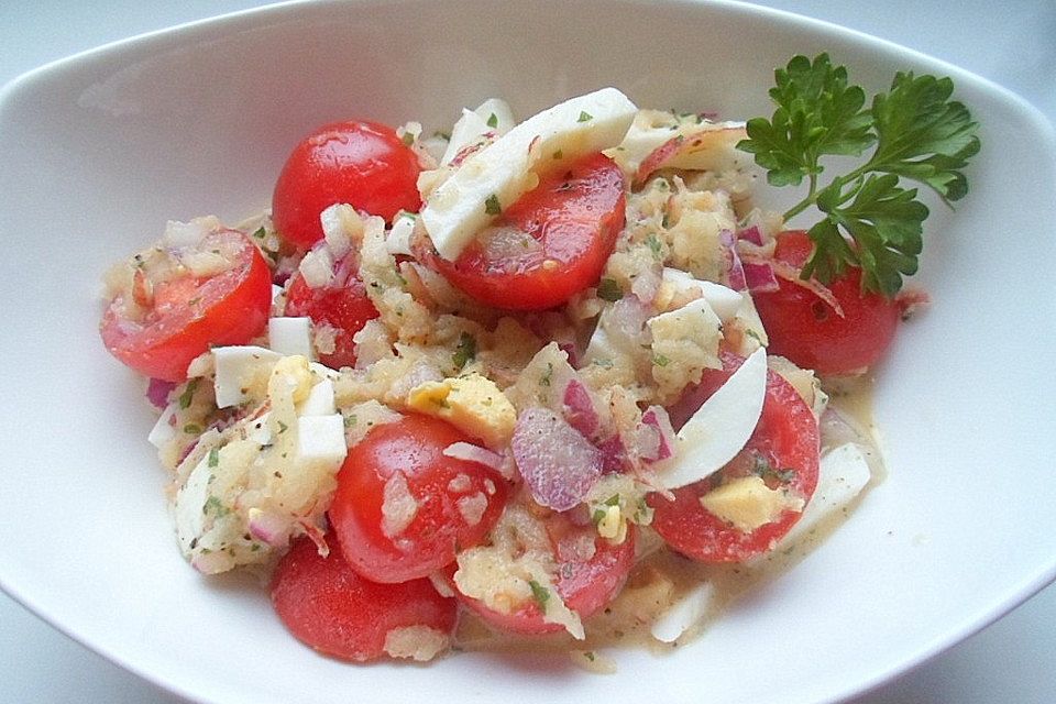 Salatsoße für Tomatensalat