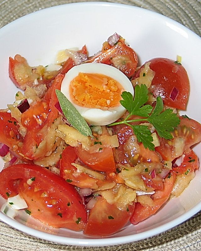 Salatsoße für Tomatensalat