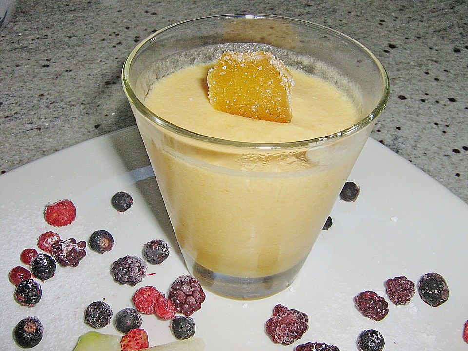 Melonen - Mousse mit kandiertem Ingwer| Chefkoch