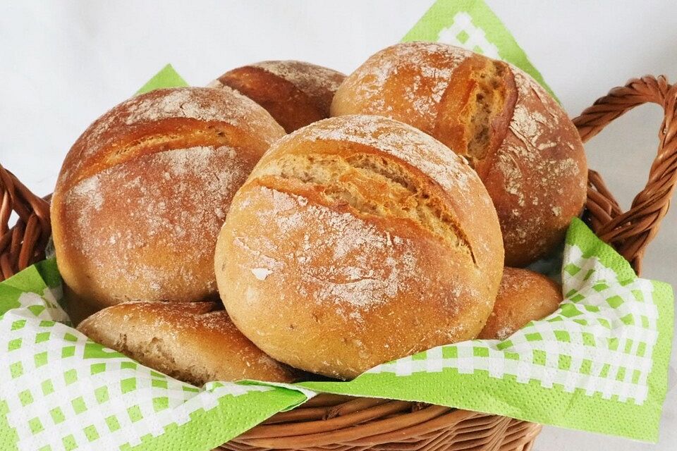 Dinkel - Roggen - Brötchen