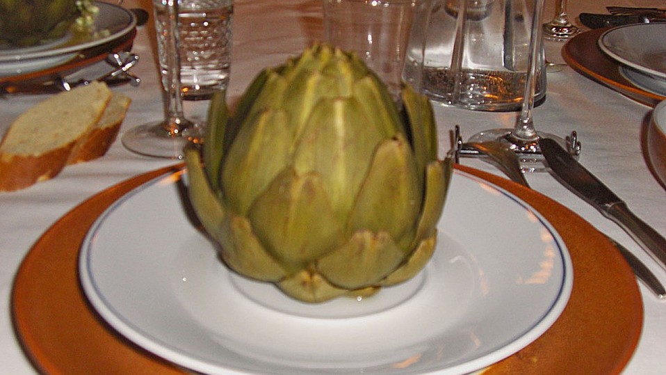 Gekochte Artischocken mit Vinaigrette von Creativkoch Gekochte Artischocken mit Vinaigrette von Creativkoch