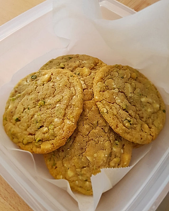 Pistazien - Limetten Cookies