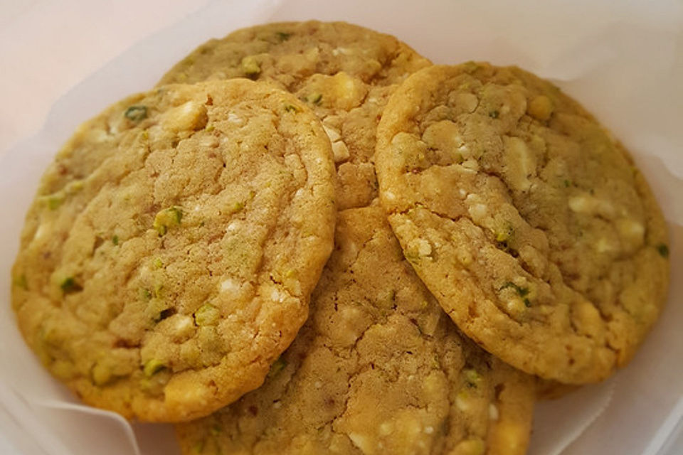 Pistazien - Limetten Cookies