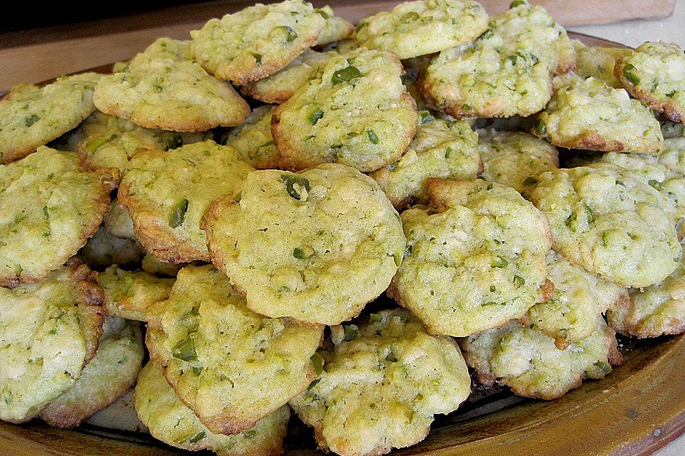 Pistazien - Limetten Cookies