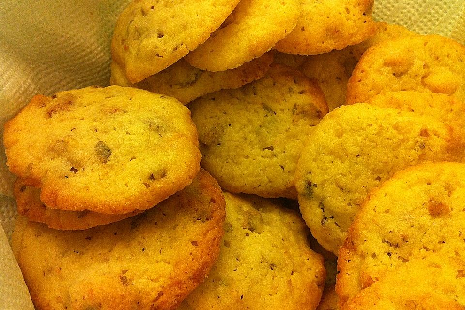 Pistazien - Limetten Cookies