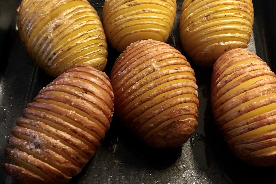 Schwedische Fächerkartoffeln