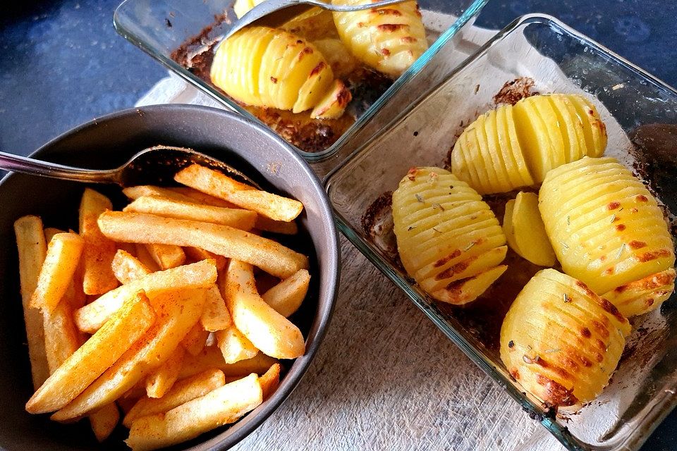 Schwedische Fächerkartoffeln