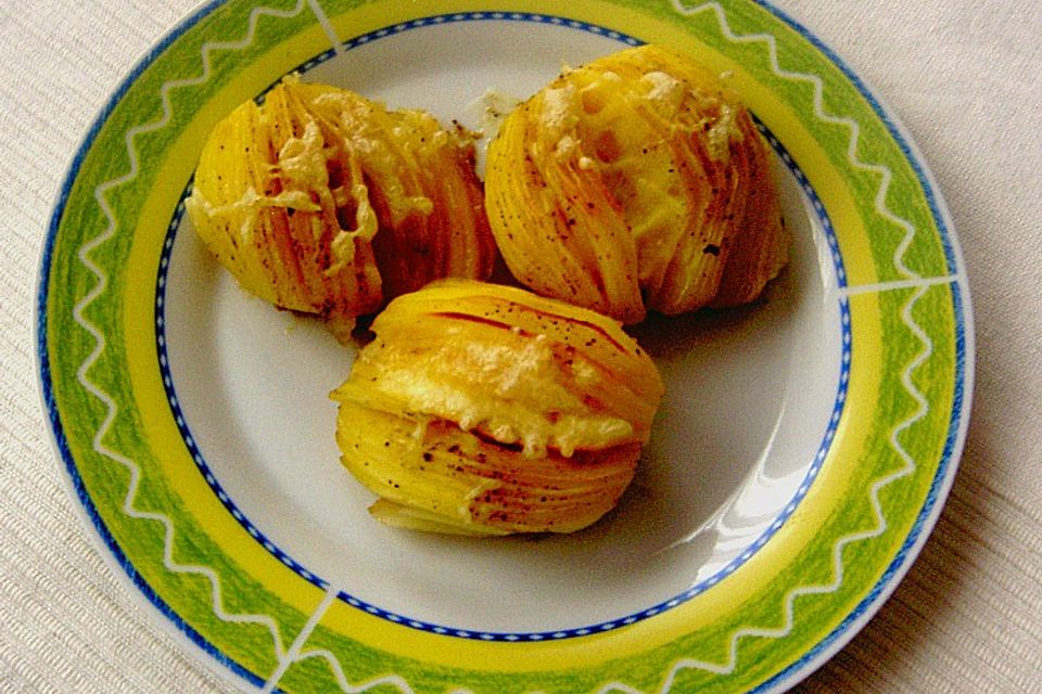 Schwedische Fächerkartoffeln