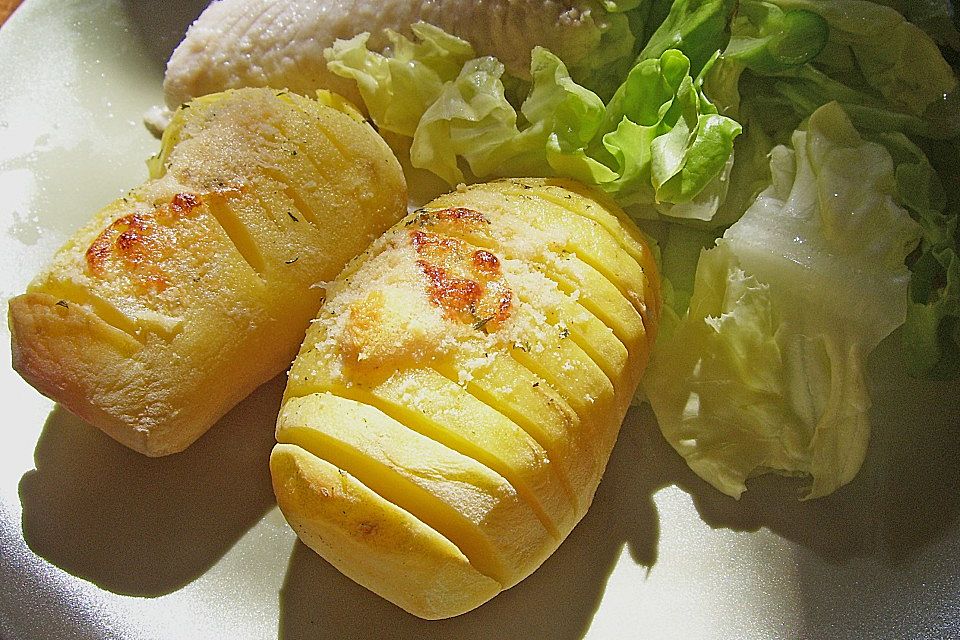 Schwedische Fächerkartoffeln