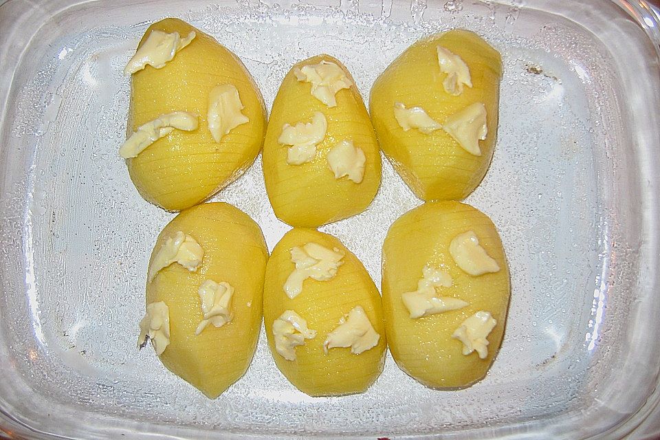 Schwedische Fächerkartoffeln