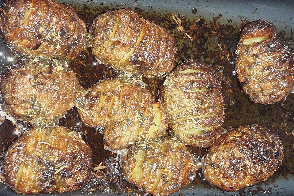 Schwedische Fächerkartoffeln