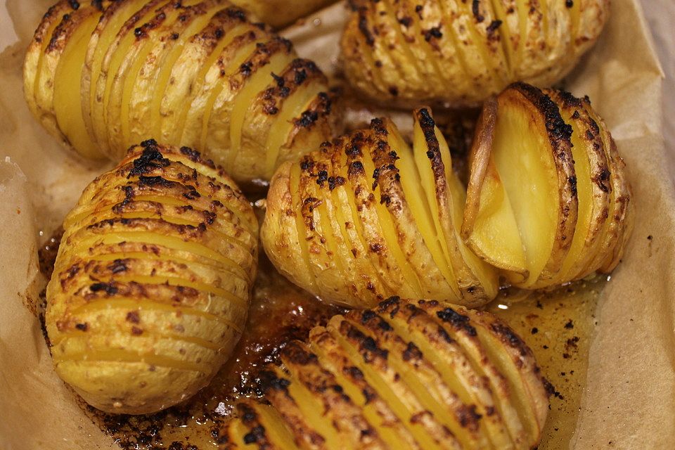 Schwedische Fächerkartoffeln
