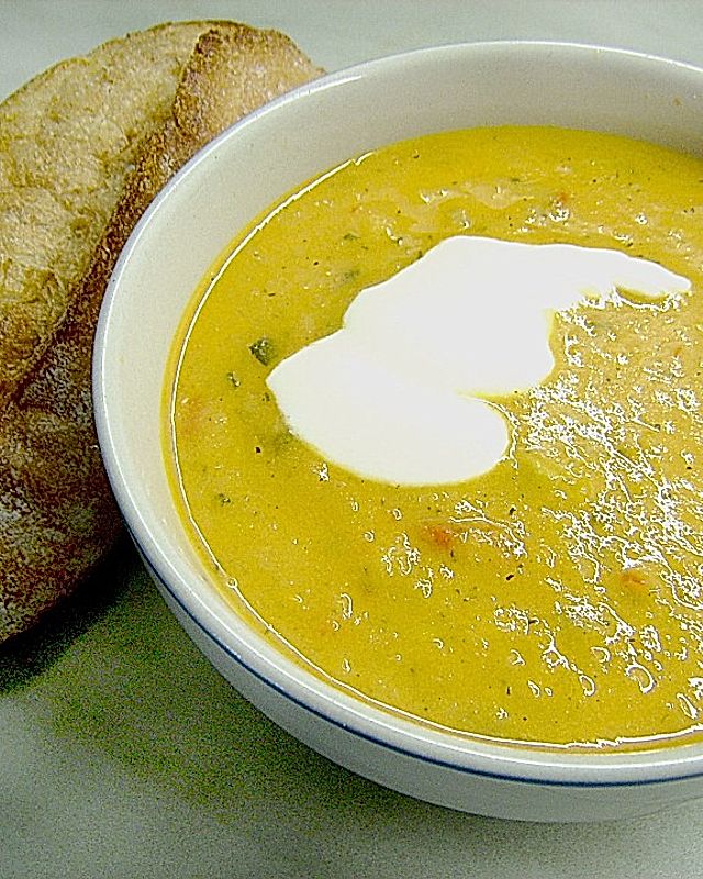 Karotten - Kürbis - Cremesuppe