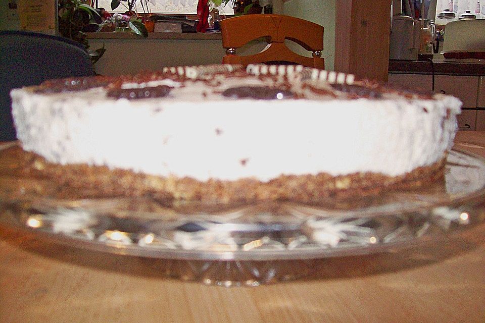 Stracciatella - Torte ohne Backen