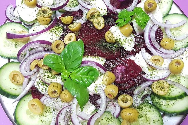 Rote Bete Salat mit Oliven von astuke| Chefkoch