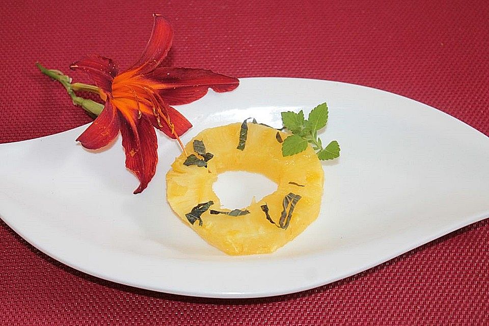 Gegrillte Ananas