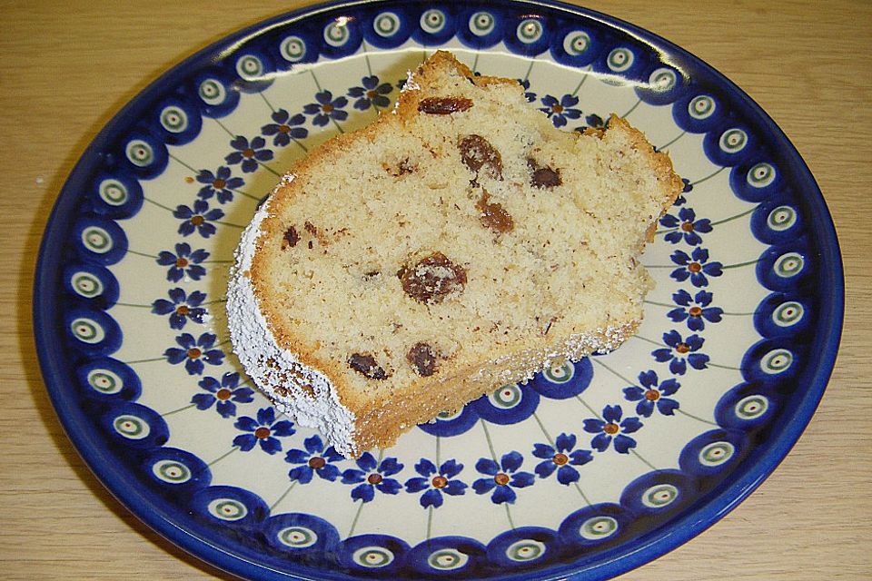 Haselnuss - Sultaninen - Schoko - Rührkuchen