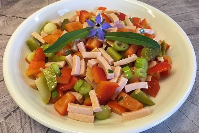 Schinkenwurstsalat von Bruzzelteam| Chefkoch