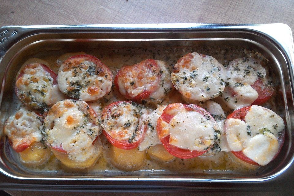 Kartoffel - Tomaten - Mozzarella - Gratin