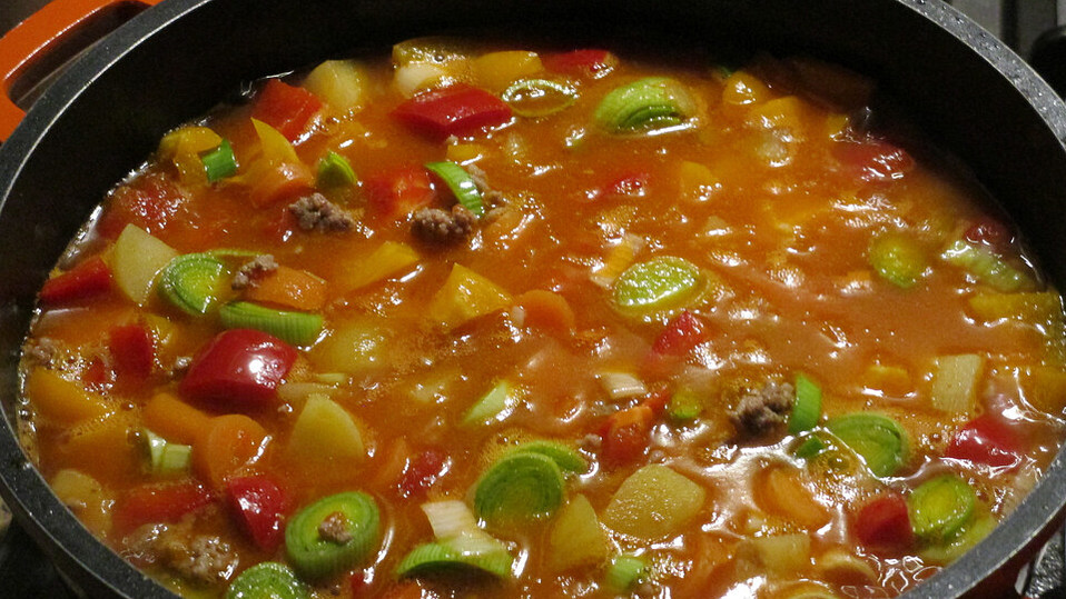 Bunter Hackfleisch-Gemüse-Eintopf von gabipan
