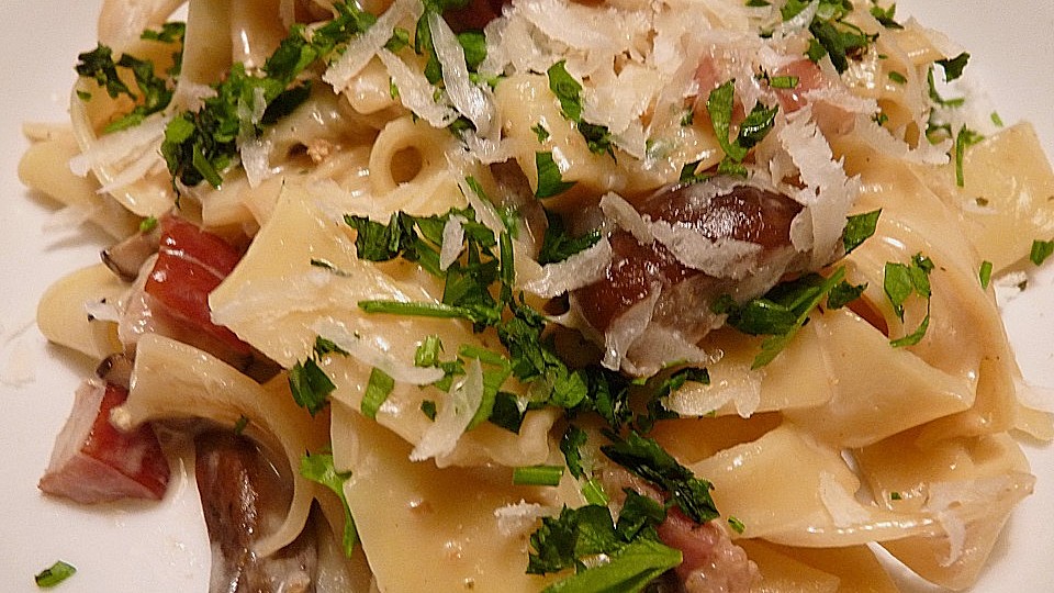Tagliatelle Mit Frischen Steinpilzen Von Hershel Chefkoch 
