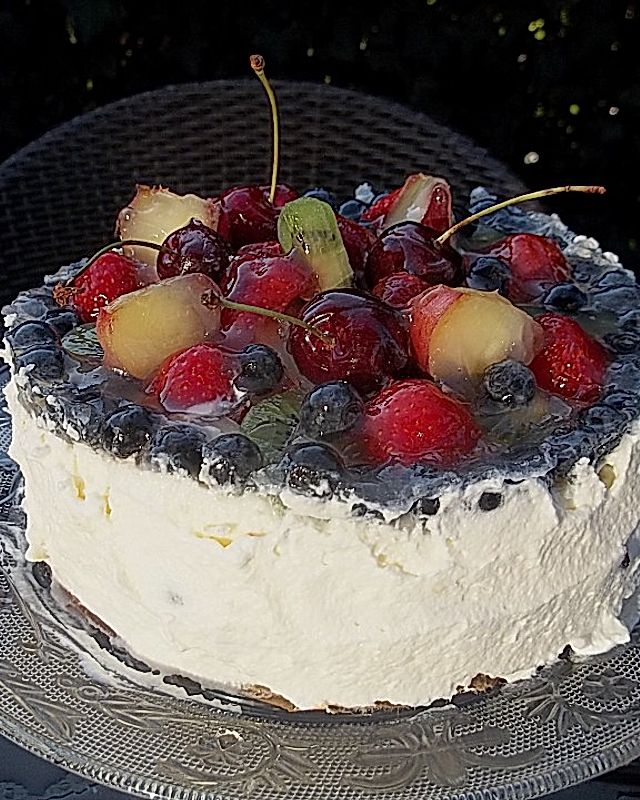 Blaubeer - Buttermilch Torte