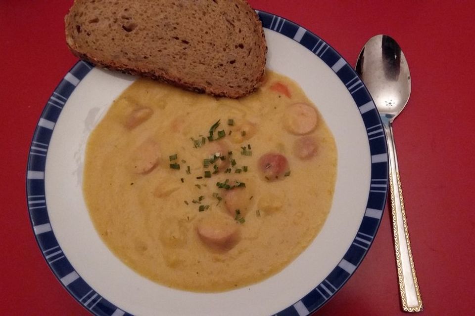 Sahnige Kartoffelsuppe