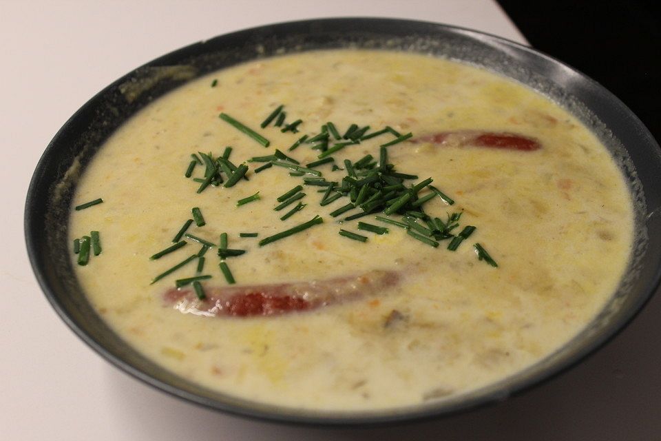 Sahnige Kartoffelsuppe