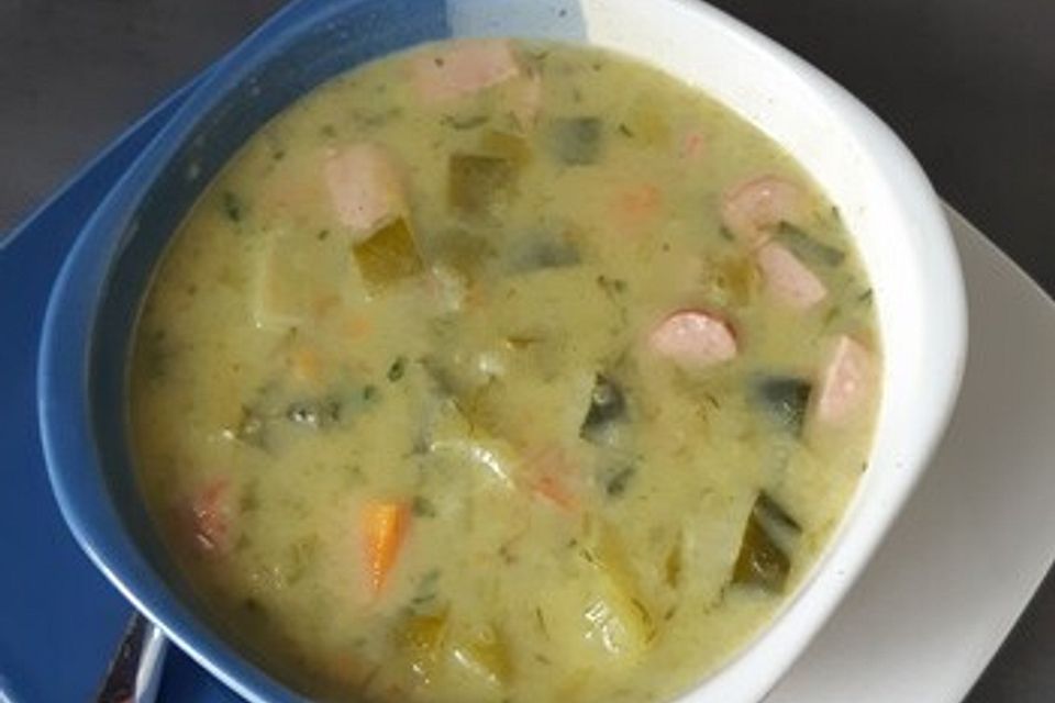 Sahnige Kartoffelsuppe