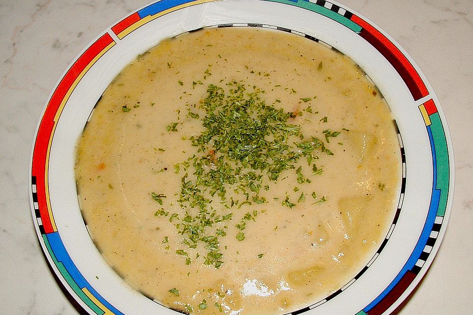 Sahnige Kartoffelsuppe